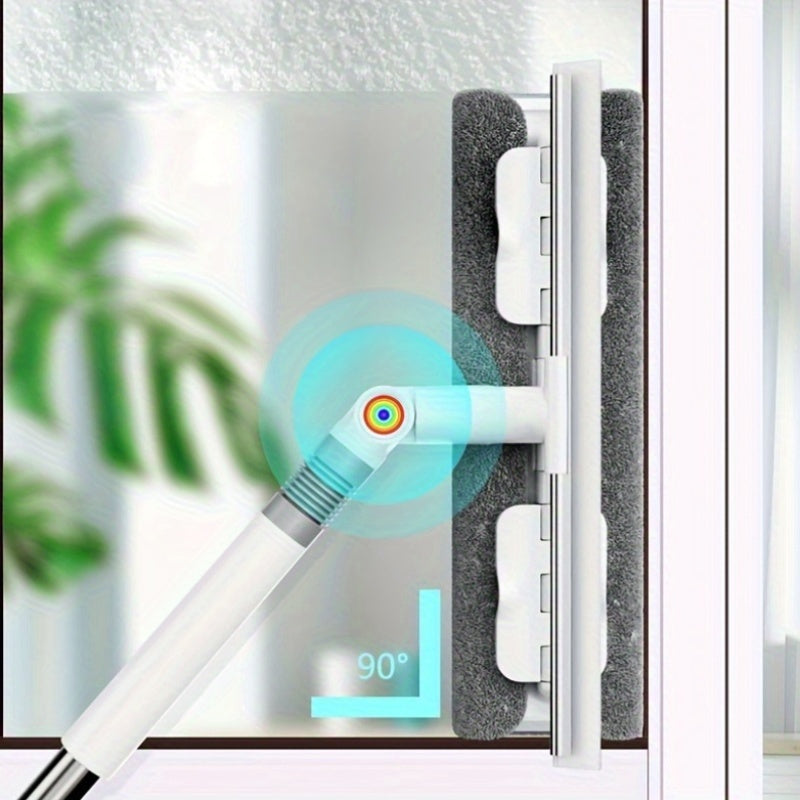 2-in-1 Raam- en Glasreiniger met Uitschuifbare Steel 6