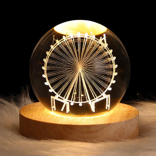 3D Kristallen Sfeerlamp voor Thuis 3