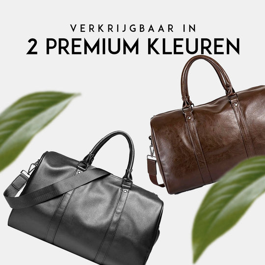 Stijlvolle Leren Herentas - Ideaal Voor Lange Reizen