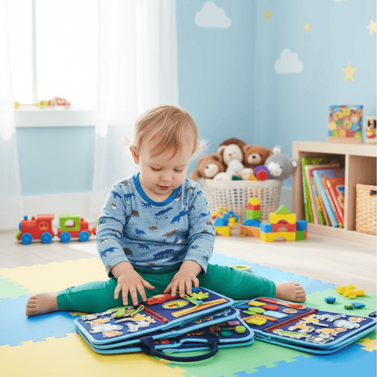 Activiteitenbord voor Baby's - Interactief Speelbord voor Motorische Ontwikkeling 0