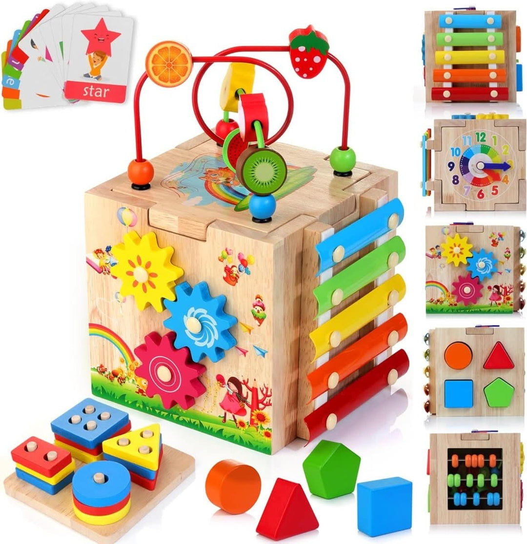 Activiteitenkubus voor Baby's 8-in-1 Multifunctioneel 4