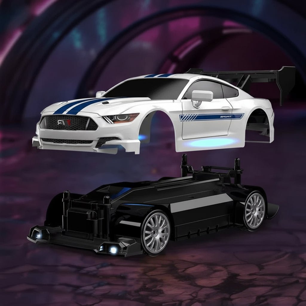 Afstand Bestuurbare Auto 4WD RC Drift Met Wisselbare Banden 5