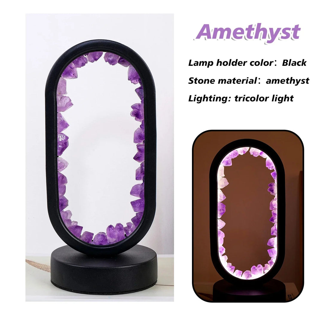 Amethist Kalmte Lamp voor Thuisdecoratie 11