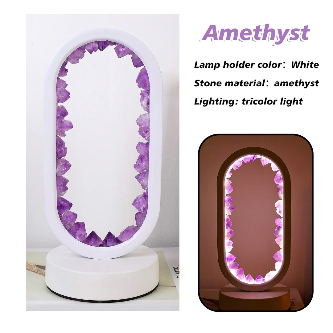 Amethist Kalmte Lamp voor Thuisdecoratie 9
