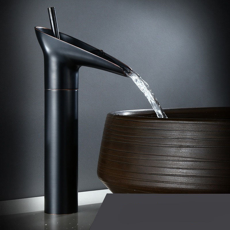 Antieke Badkamer Wastafelkraan met Watervaluitloop 6