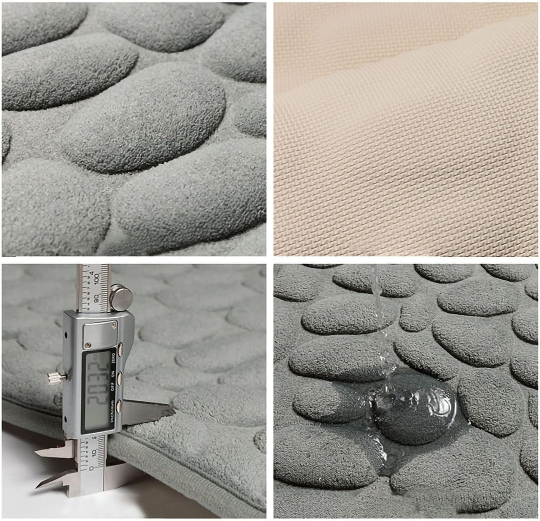 Antislip Badmat met Kasseipatroon voor Badkamer 4