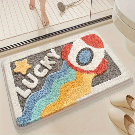 Antislip Badmat voor Badkamer en Toilet met Sneldrogende Functie 4