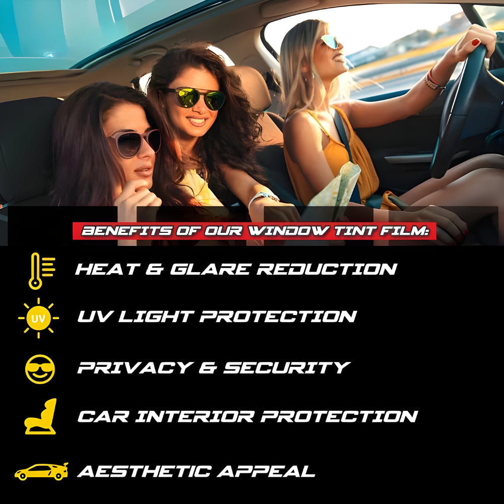 Auto Raam Tint Film Hitte- en UV-bescherming Universaal 4