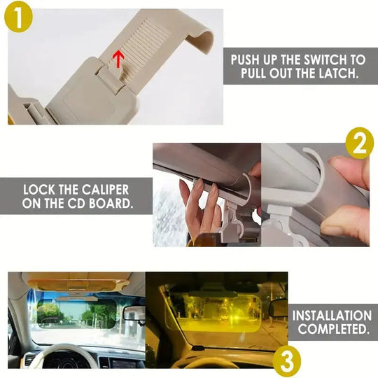 Auto Verblindingsreductie Dag- en Nachtfilter 7