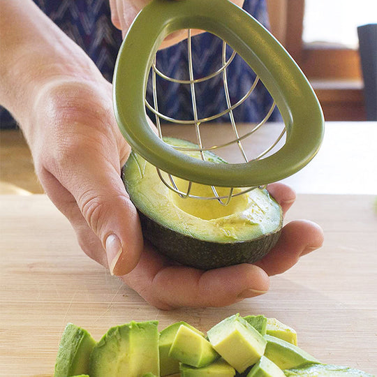 Avocado Snijgereedschap Blokjes met Ergonomisch Ontwerp 7