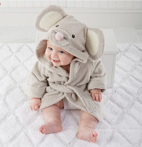 Baby Badjas met Dierenprint voor Jongens en Meisjes 1