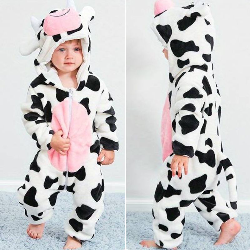 Baby Overall Dierenontwerp Met Ritssluiting 10