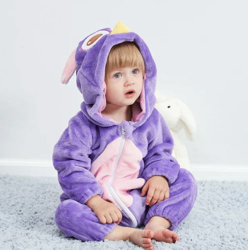 Baby Rompertje Dierenprint met Capuchon voor Jongens en Meisjes 15