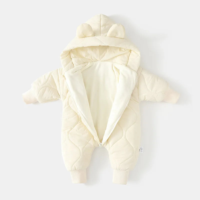 Baby Winteroverall met Capuchon en Berenmotief 3