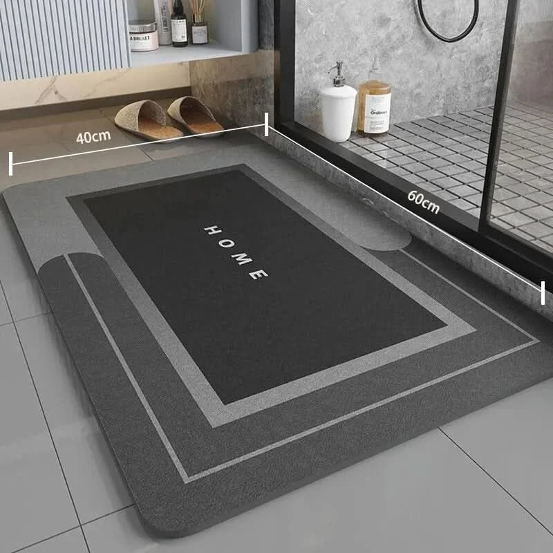 Badkamermat Antislip Modern en Absorberend voor Badkamer en Entree 0