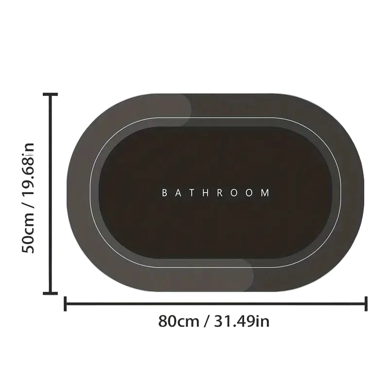 Badkamermat Sneldrogend Antislip Modern Design 3