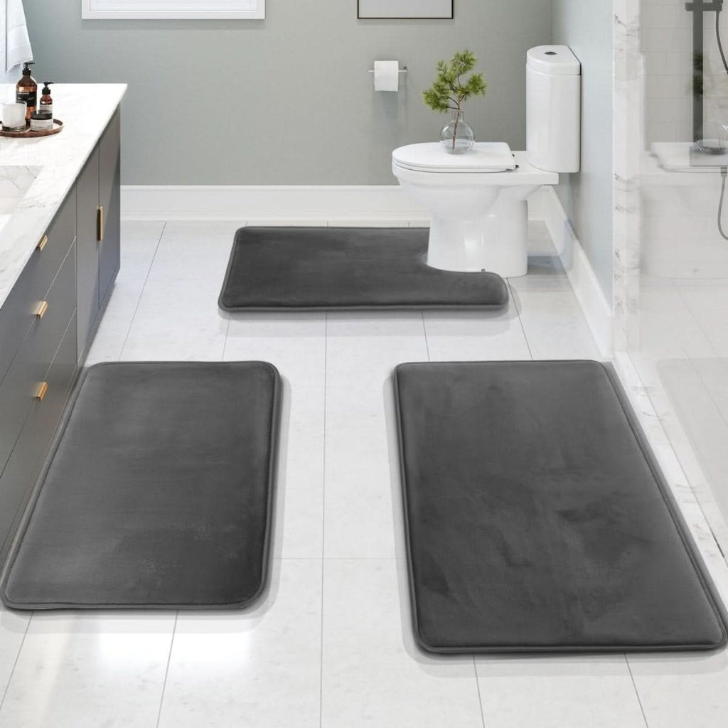 Badmat Set van 3 Stukken voor Badkamer 2