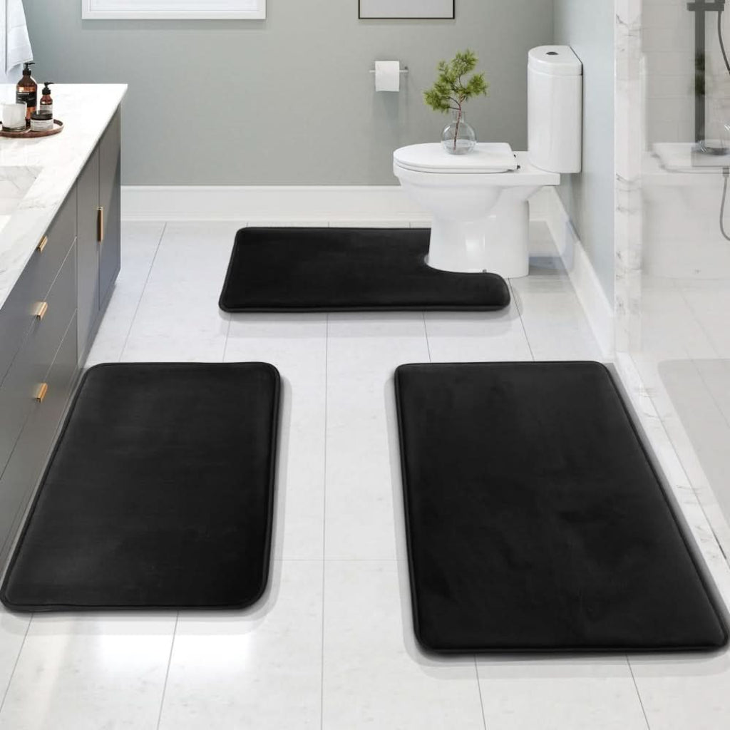 Badmat Set van 3 Stukken voor Badkamer 3