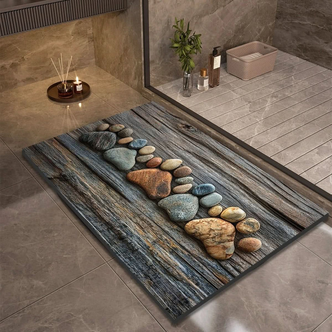 Badmat voor Badkamer en Keuken met Antislip Design 13