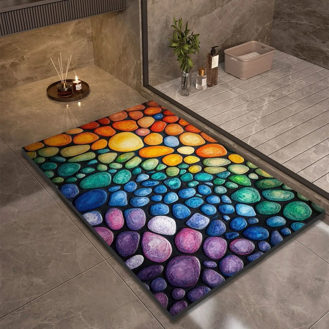 Badmat voor Badkamer en Keuken met Antislip Design 15