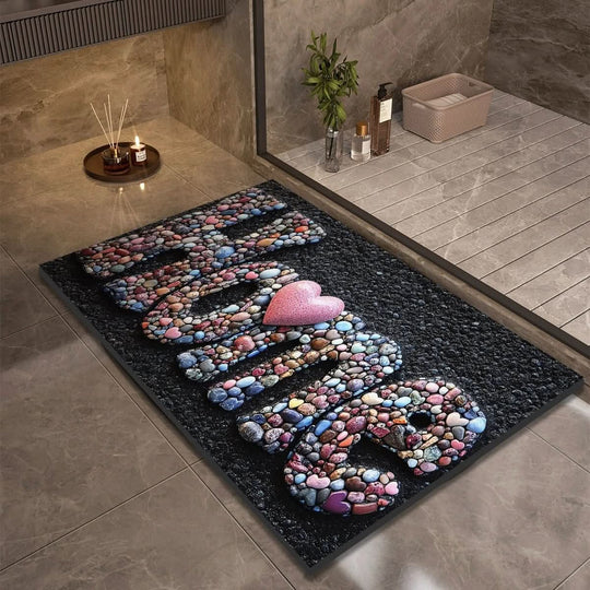 Badmat voor Badkamer en Keuken met Antislip Design 17