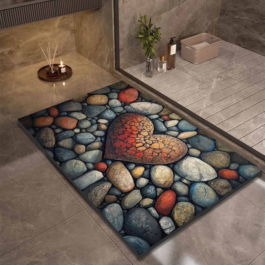 Badmat voor Badkamer en Keuken met Antislip Design 18