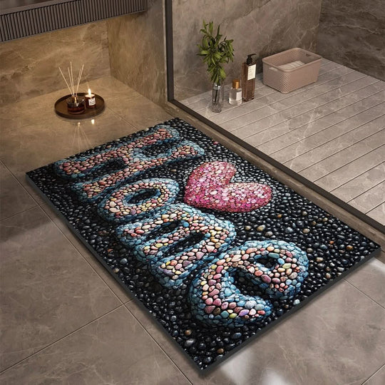 Badmat voor Badkamer en Keuken met Antislip Design 21