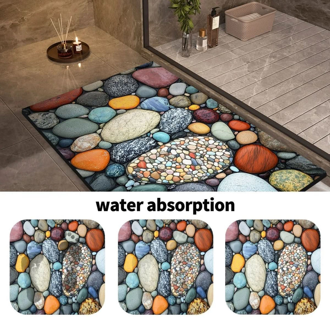 Badmat voor Badkamer en Keuken met Antislip Design 4