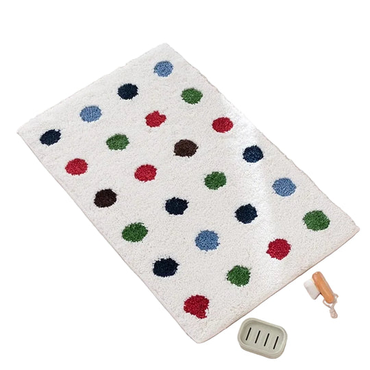 Badmat voor Badkamer met Stippen en Absorberend Oppervlak 0