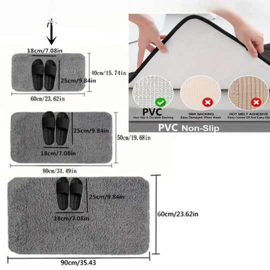 Badmat voor de Badkamer met Antislip en Luxe Comfort 3