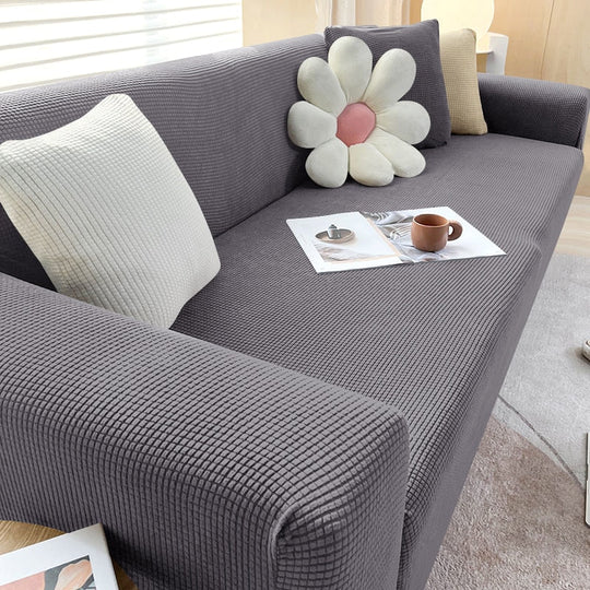 Bankhoes voor Hoekbank Met Antislip Design en Elastische Pasvorm 1