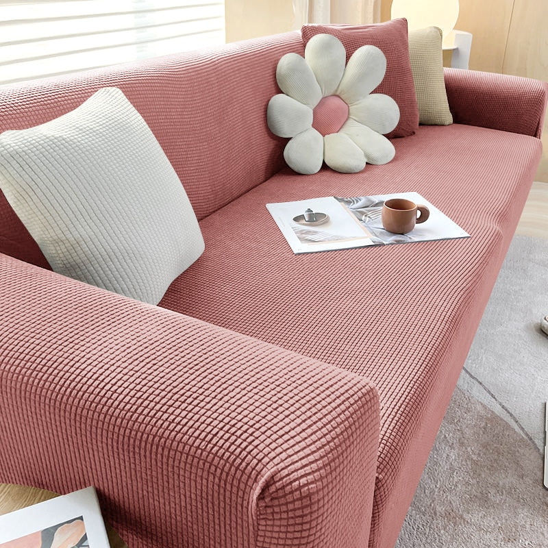 Bankhoes voor Hoekbank Met Antislip Design en Elastische Pasvorm 7