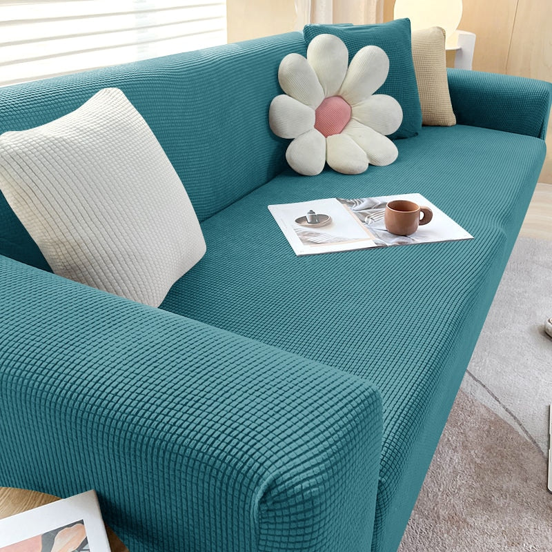 Bankhoes voor Hoekbank Met Antislip Design en Elastische Pasvorm 8