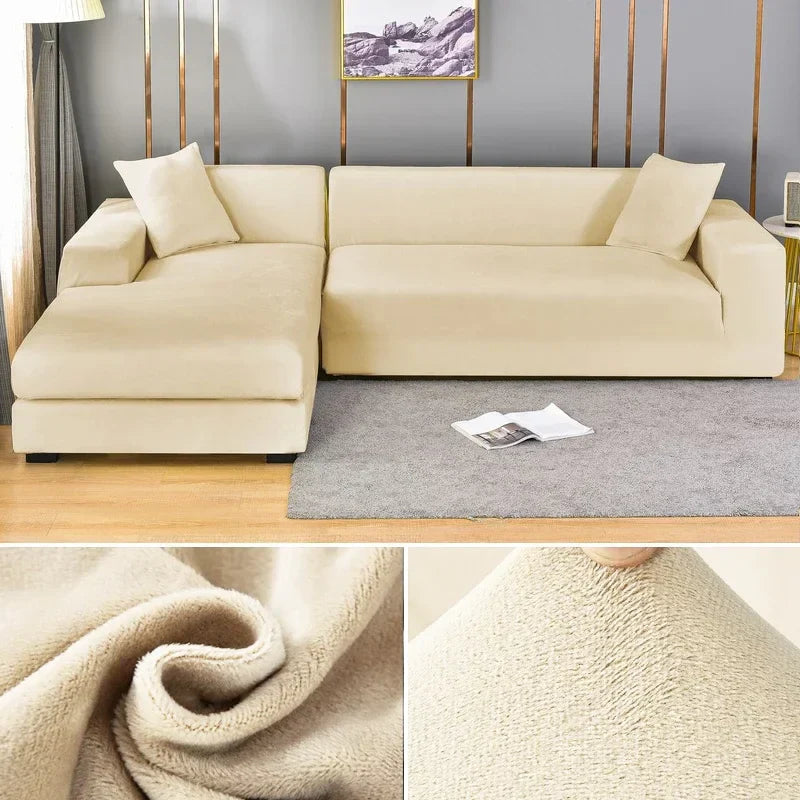 Bankhoezen Luxe Stretch Velours Voor Woonkamer Décor 11