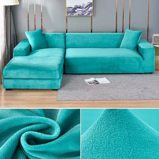 Bankhoezen Luxe Stretch Velours Voor Woonkamer Décor 5