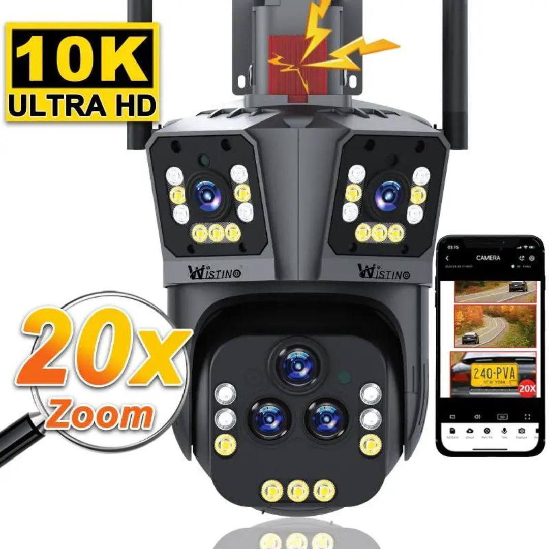Beveiligingscamera 10K met 20 MP en 20x Zoom 1
