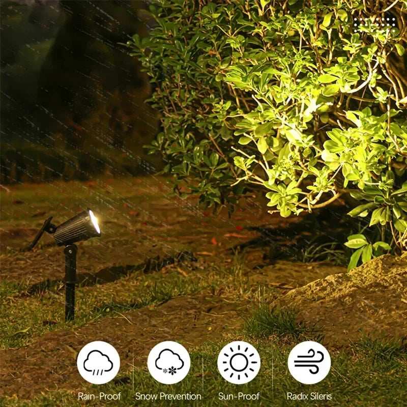 Buitenlamp LED Spotlampen Solar Tuinverlichting Weerbestendig 3