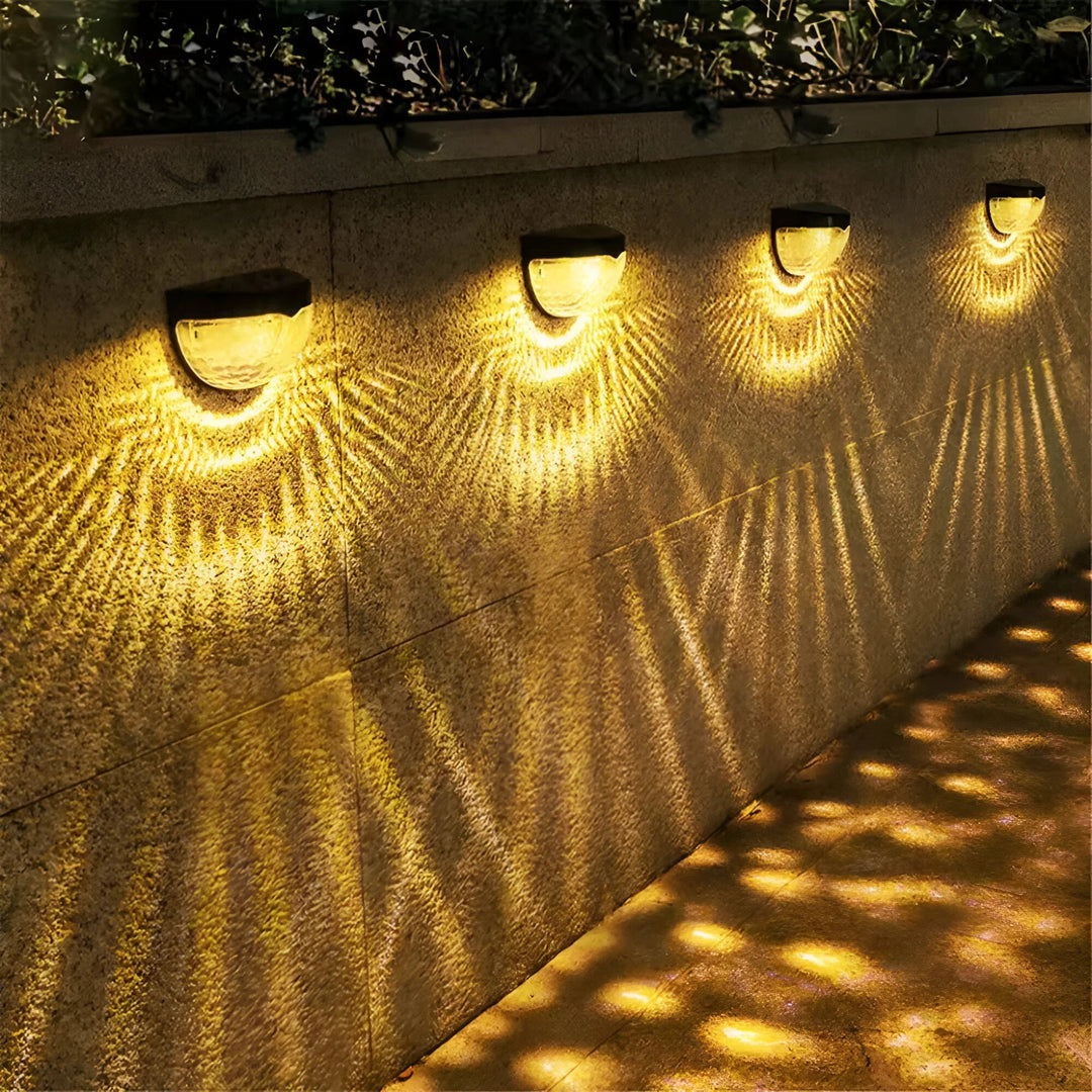 Buitenlamp Zonne-Energie met Sensor voor Wandverlichting 0