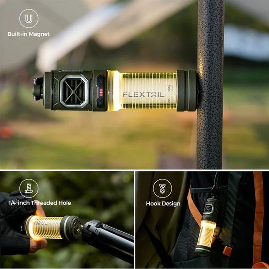 Buitenlamp en Muggenbeschermer 2-in-1 Voor Buitenactiviteiten 3