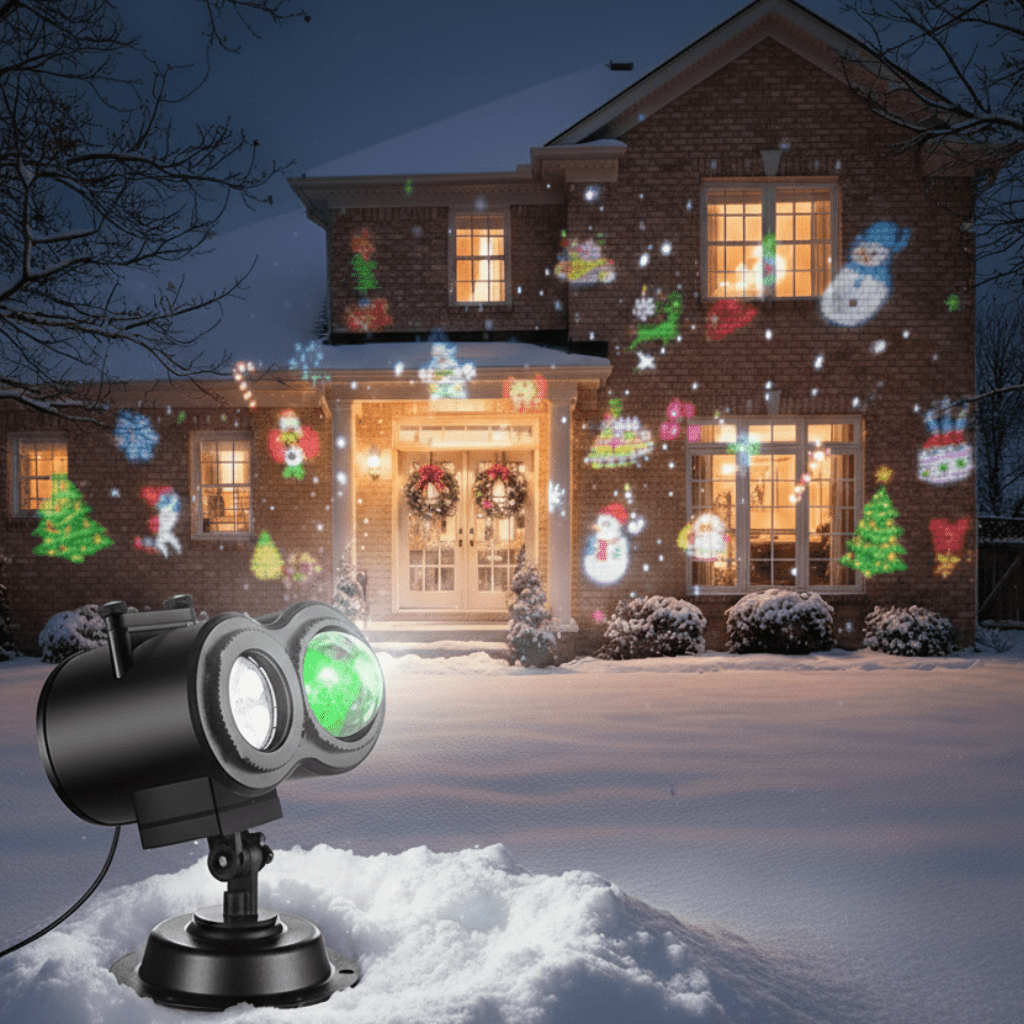 Buitenprojector Voor Kerst Met 16 Verwisselbare Motieven 0
