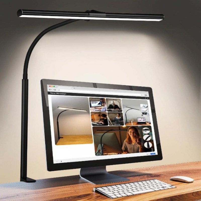 Bureau Lamp LED Flexibele Zwanenhals voor Thuis en Kantoor 0