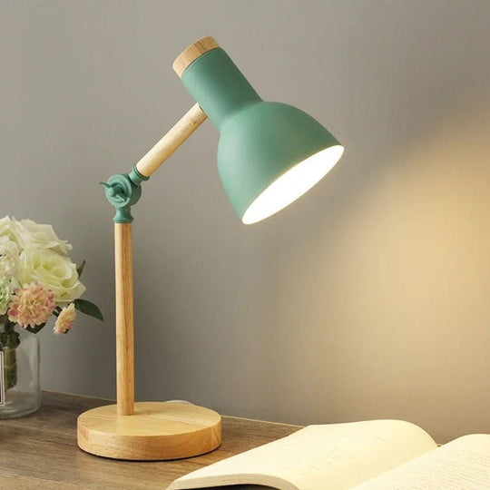 Bureaulamp Houten Verstelbaar Scandinavisch Design 0