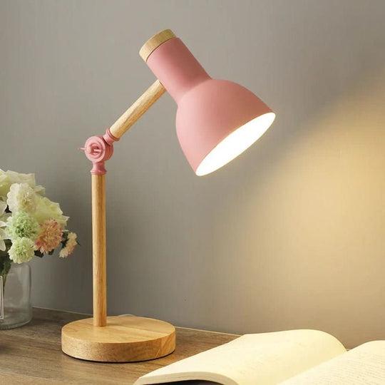 Bureaulamp Houten Verstelbaar Scandinavisch Design 1