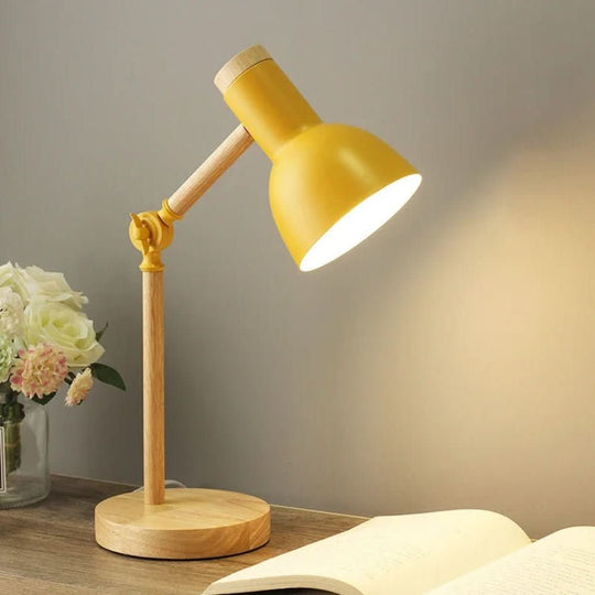Bureaulamp Houten Verstelbaar Scandinavisch Design 3