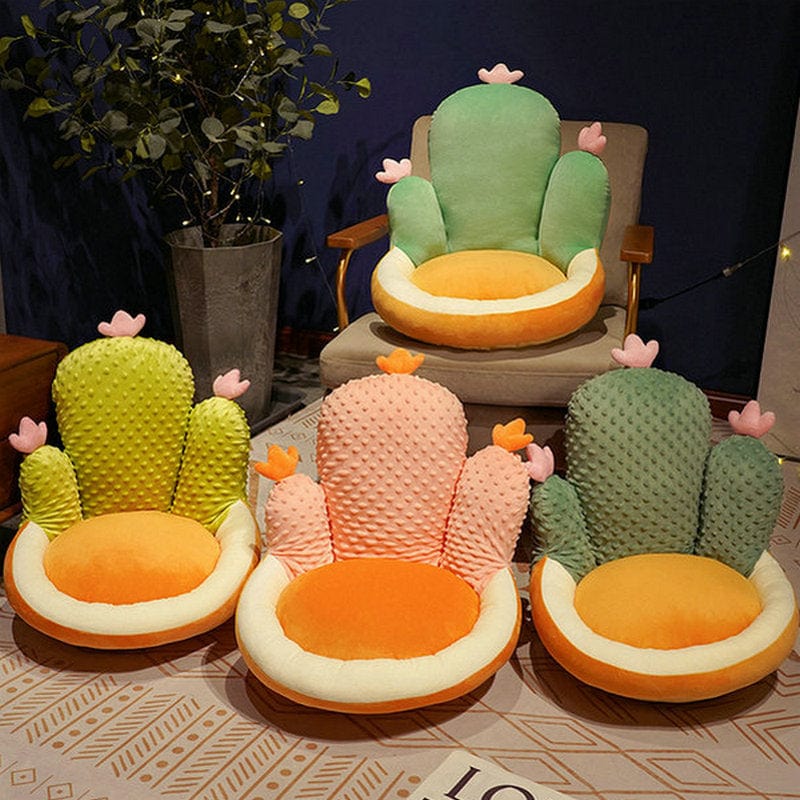 Cactus Pluche Kussen voor Stoel 1