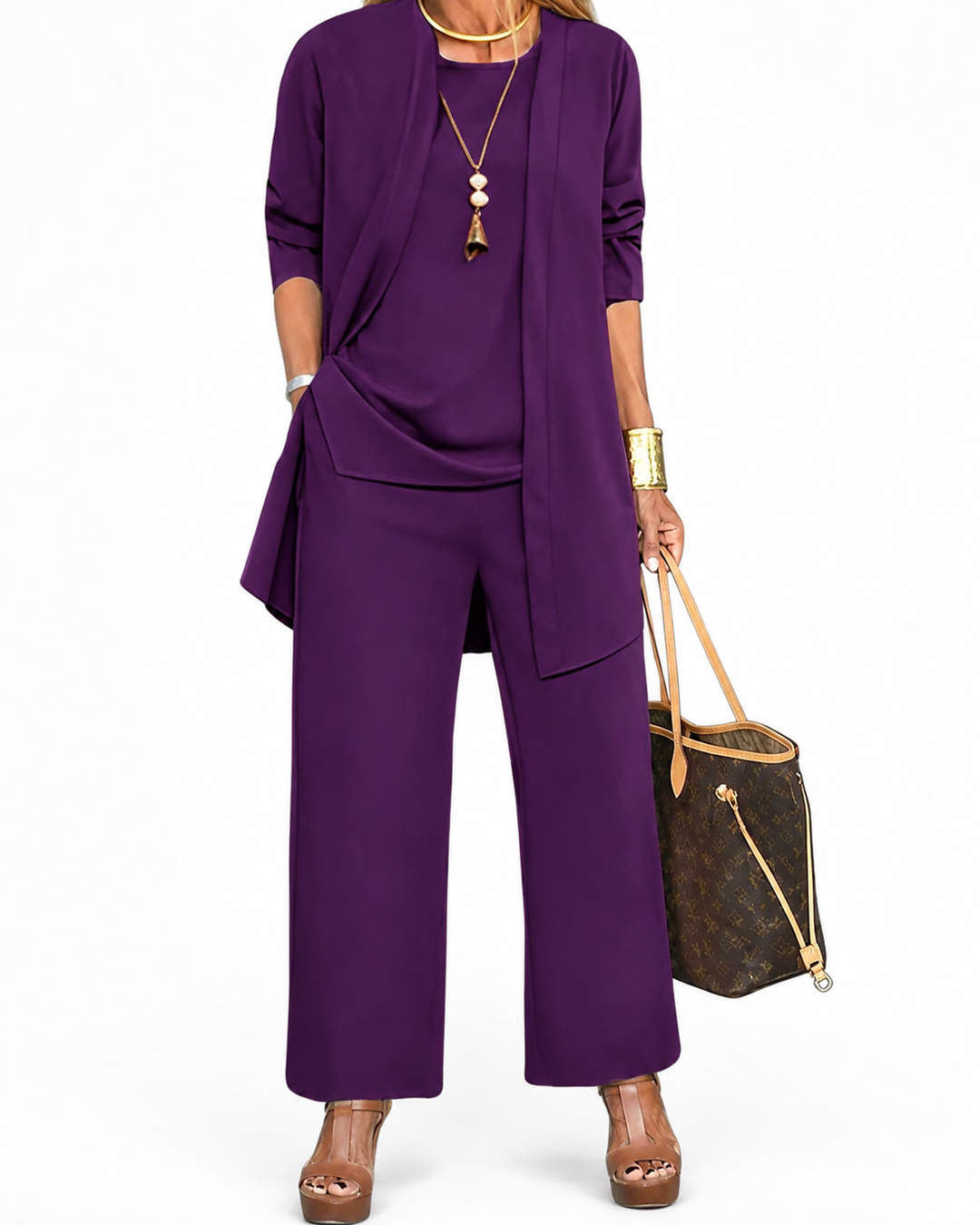 Dames Driedelige Set Broekpak Casual Comfort