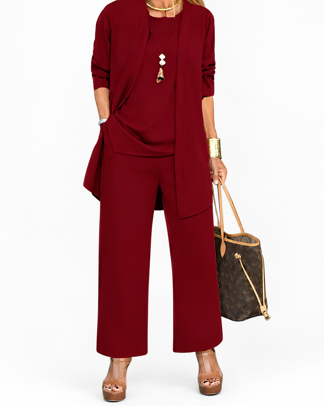 Dames Driedelige Set Broekpak Casual Comfort