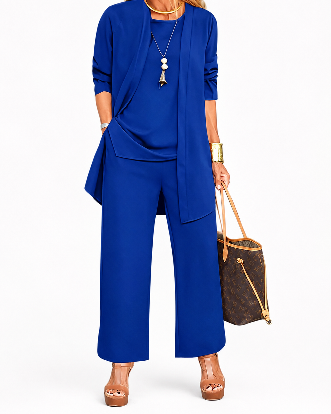 Dames Driedelige Set Broekpak Casual Comfort