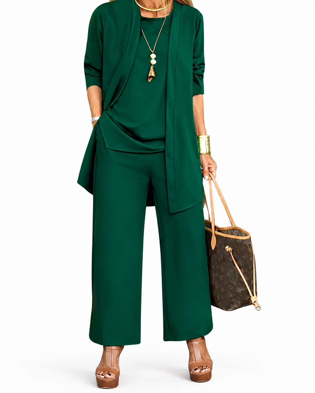 Dames Driedelige Set Broekpak Casual Comfort