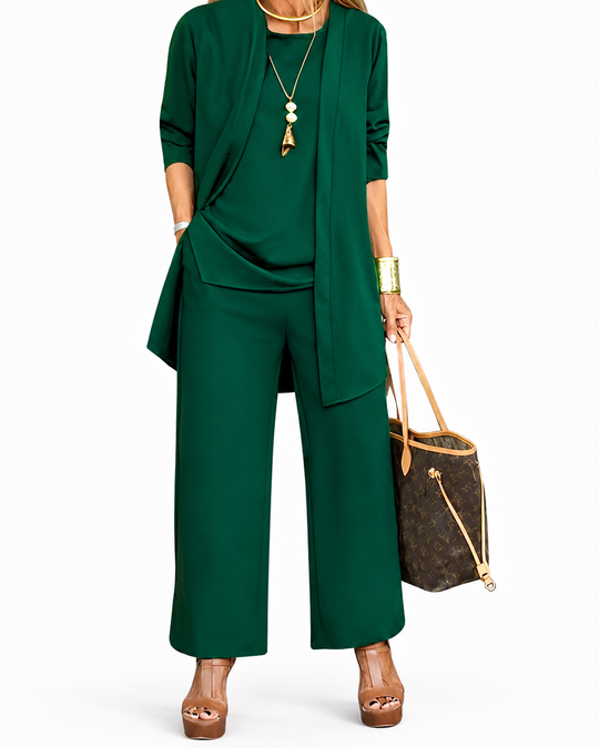 Dames Driedelige Set Broekpak Casual Comfort
